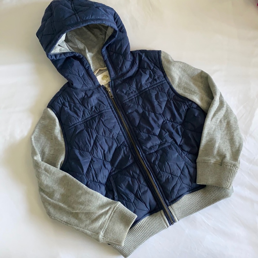 Tucker + Tate Quilted Zip-Up Hoodie - Size 6